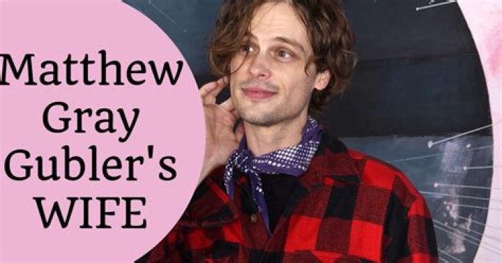 Unraveling the Mystery: Who is Matthew Gray Gubler's Wife?